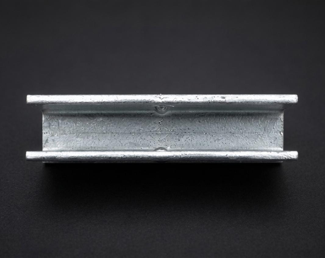 H-channel close-up showing profile detail